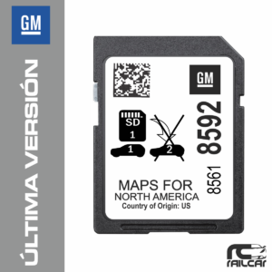tarjeta gps gmc chevrolet buick cadillac 592