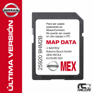 tarjeta gps nissan sentra march xtrail versa